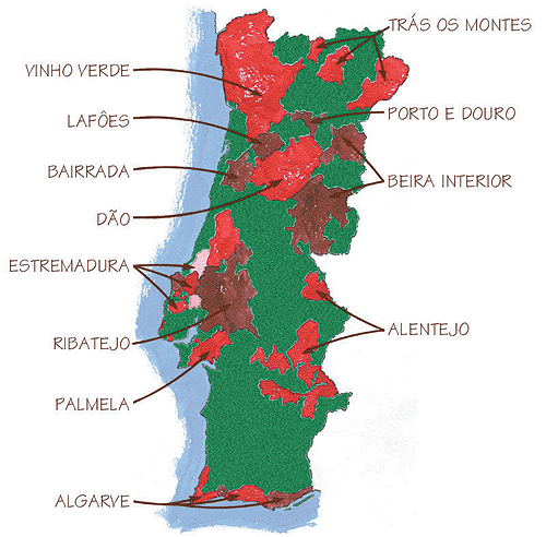 ポルトガルワインMAP