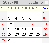 calendar