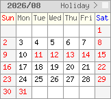calendar