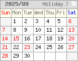 calendar