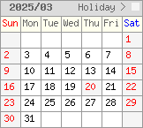 calendar