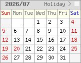 calendar