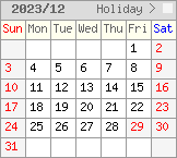 calendar