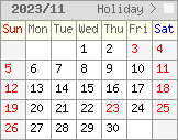 calendar
