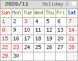 calendar