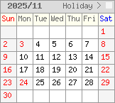 calendar