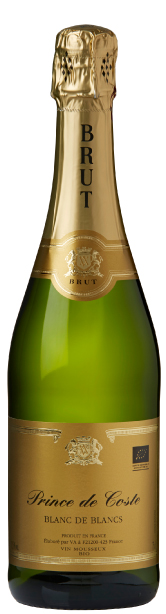 Vin mousseux ”Prince de Coste” Blanc de Blancs Brut  