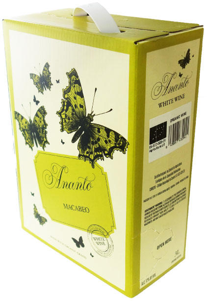 Sierra Norte Ananto Blanco 3000ml Bag in Box  2020 Butterfly